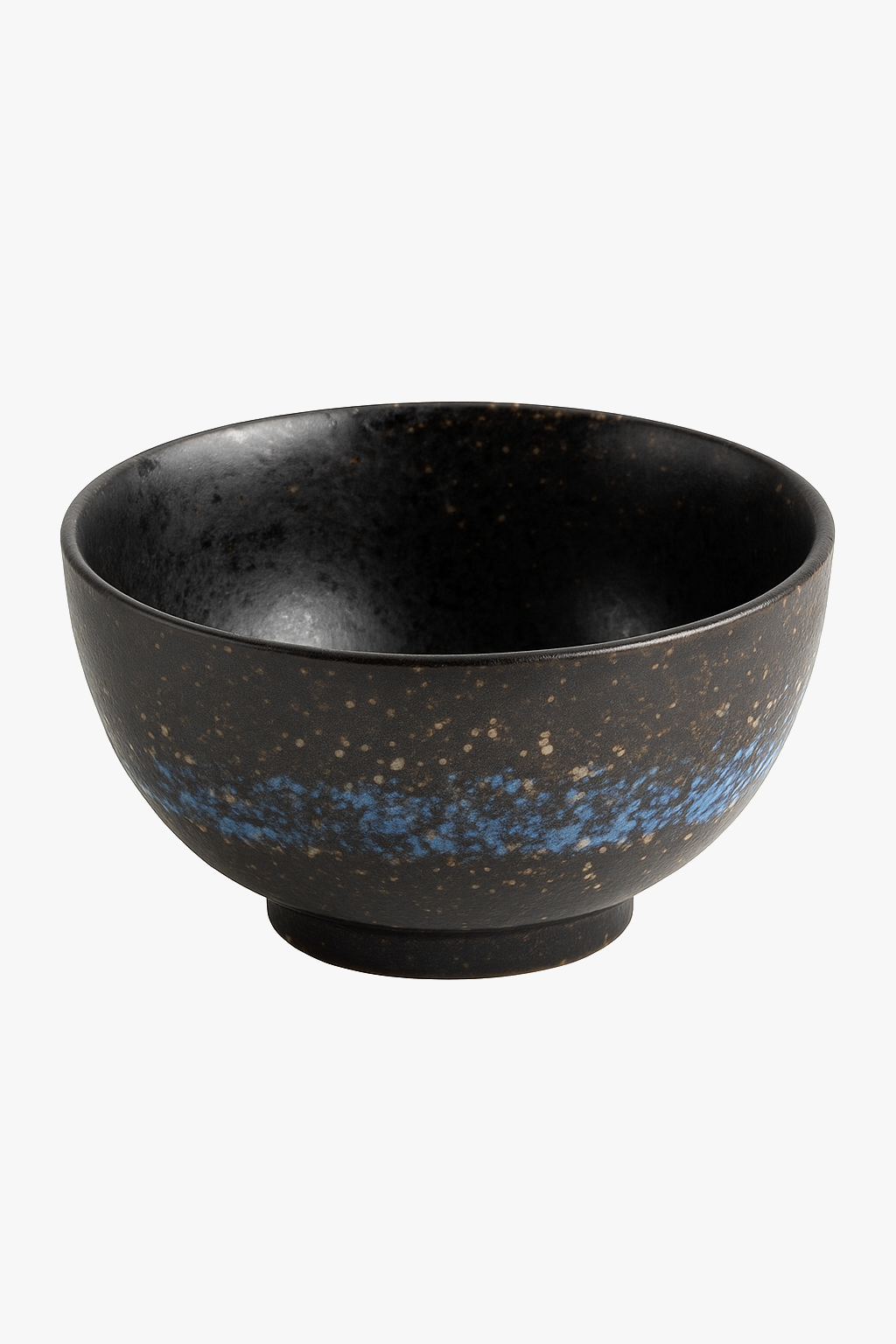 Japanese horn shape ceramic rice bowl