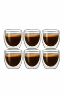 Borosilicate double paroi tasses isolantes lot 2