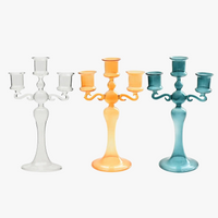 bougeoir en verre décoratif pour mariage et nouvel an