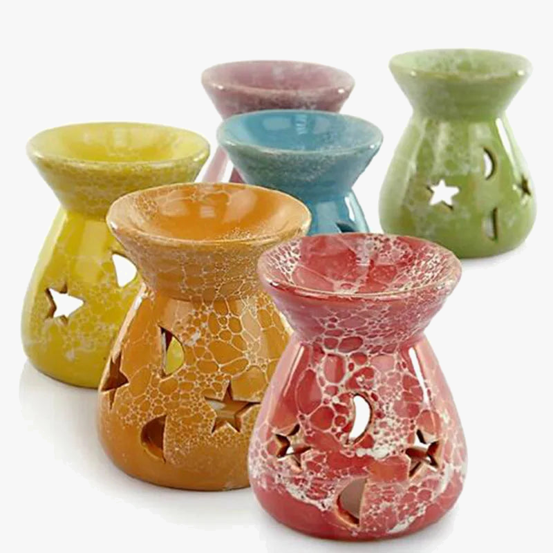 bougie aromathérapie brûleur dhuile essentielle pour détente et décoration