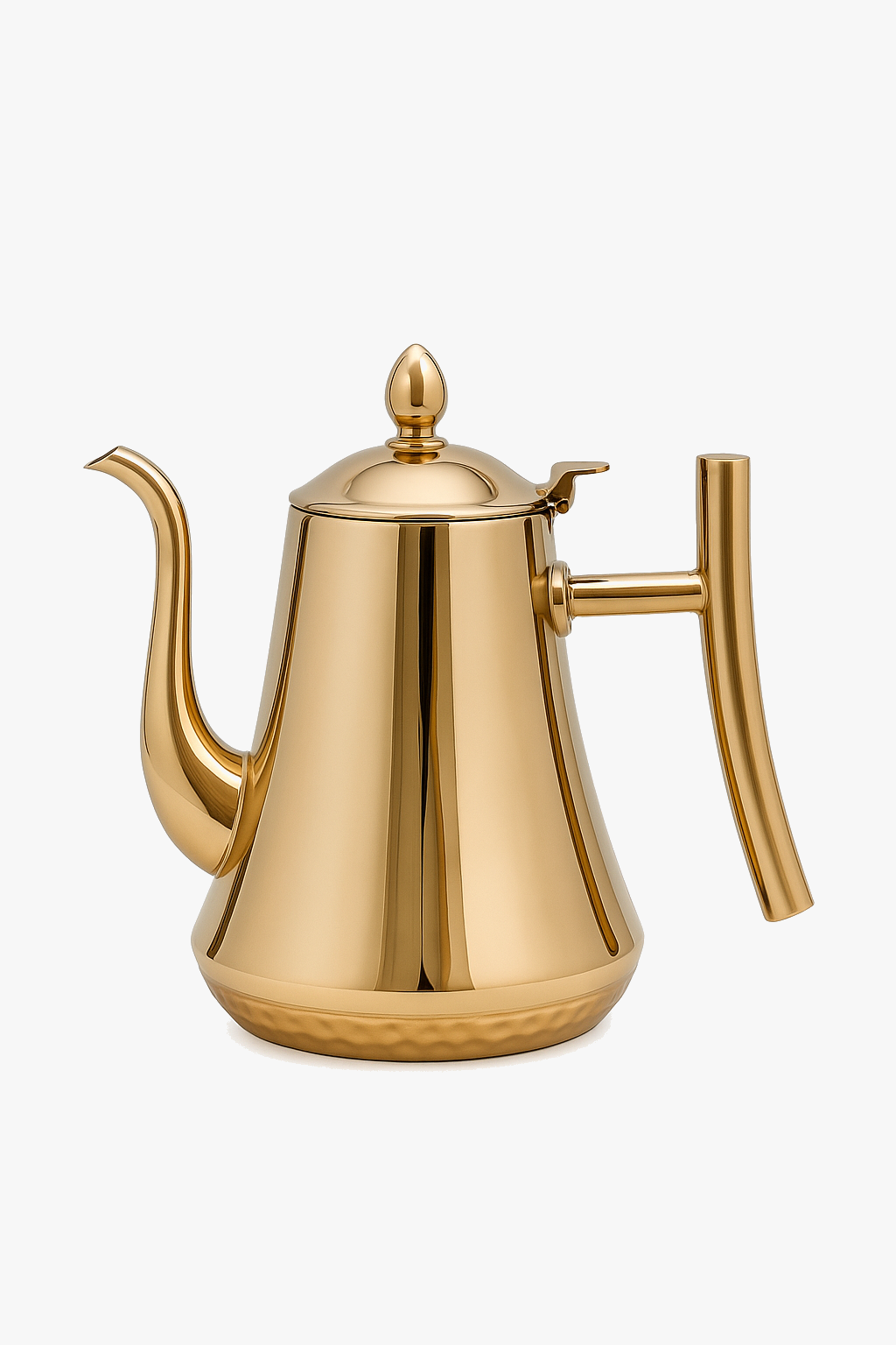 Stainless steel kettle with infuser, suitable for all heat sources