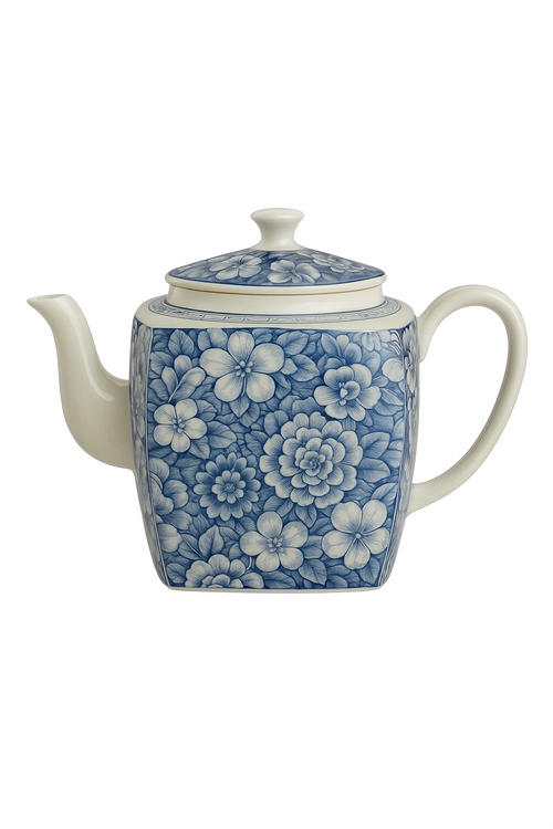 Bouilloire ceramique chinoise motifs traditionnels service the - vue 2 sur 2