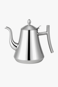Stainless steel kettle with removable infuser, suitable for all hobs