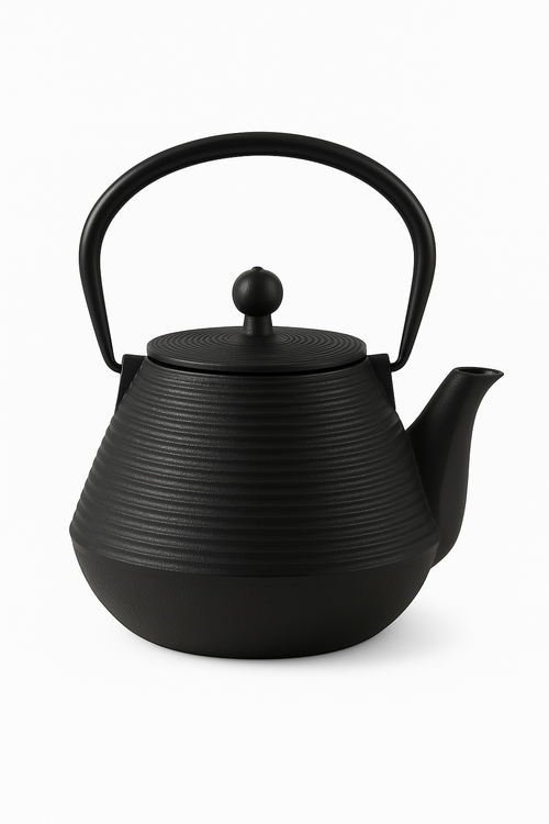 Bouilloire japonaise en fonte 1l avec infuseur thé - vue 3 sur 2
