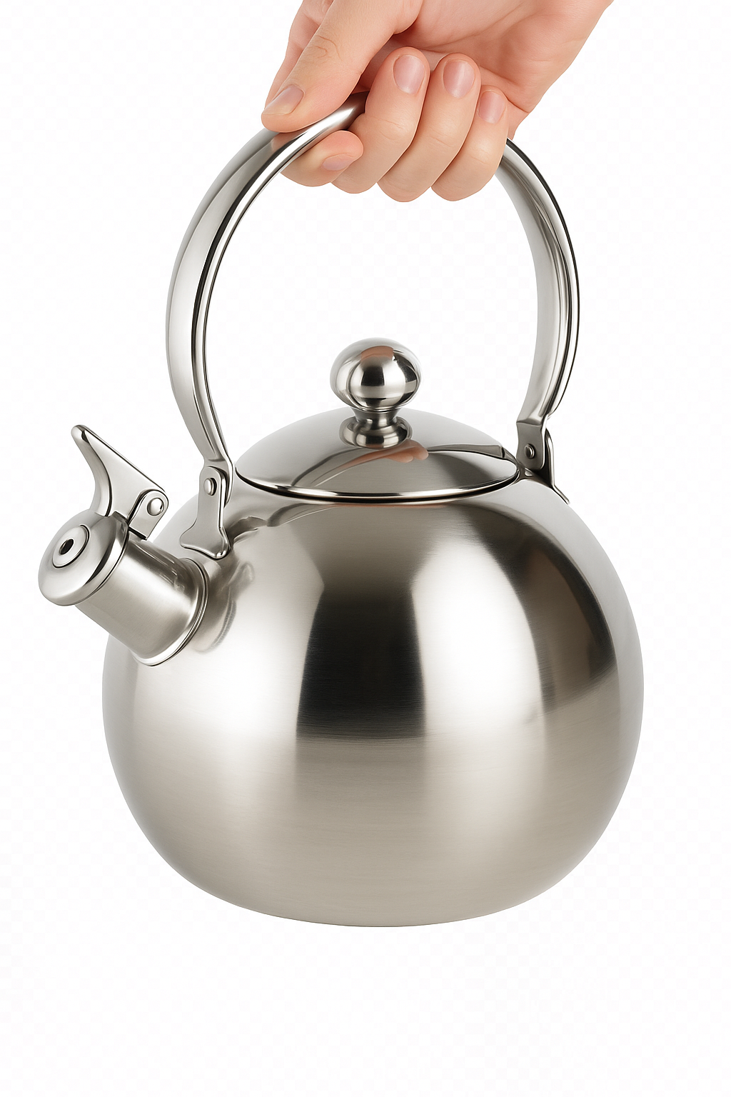 Bouilloire portable acier inox avec infuseur thé café - vue 2 sur 2
