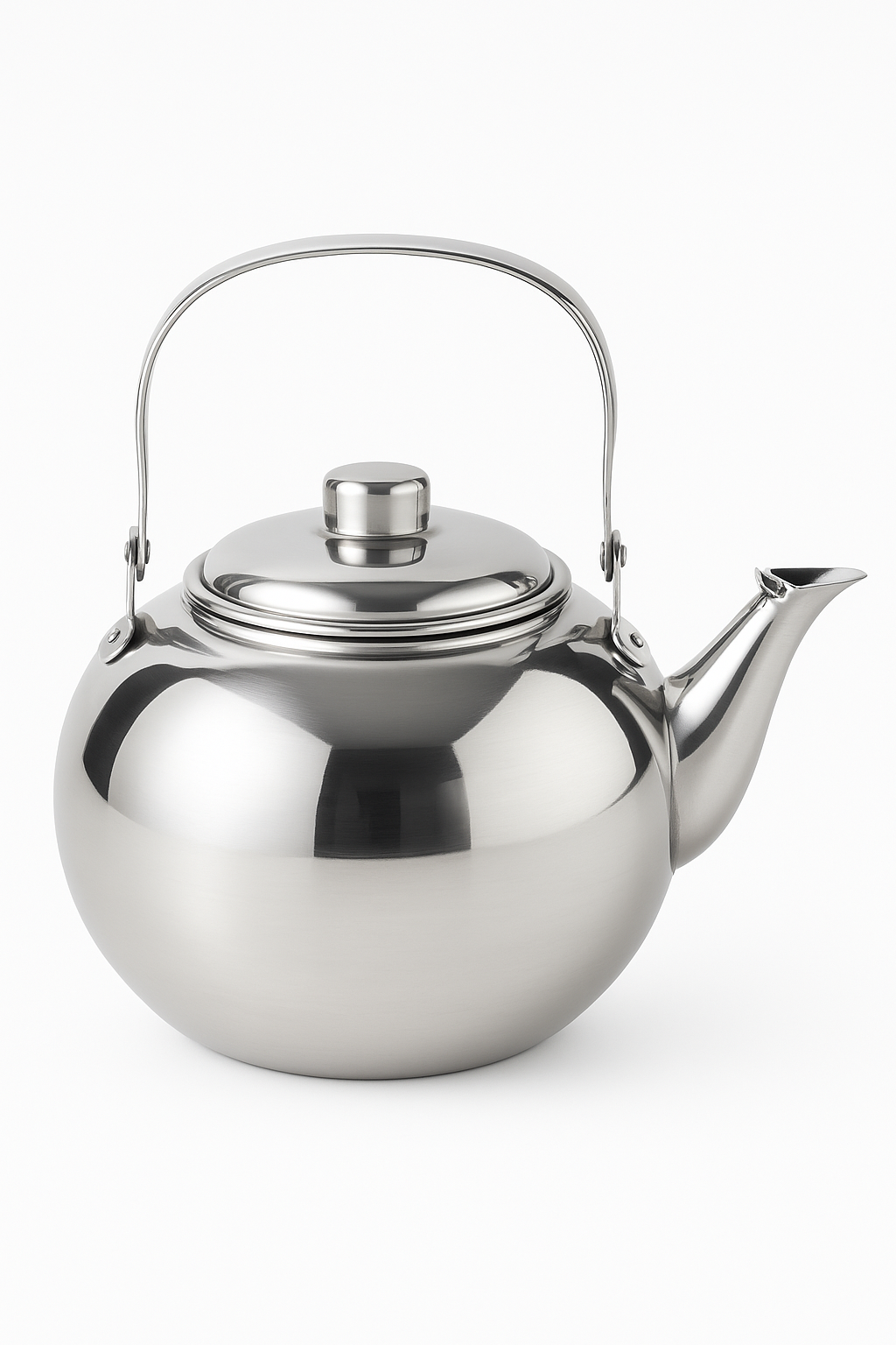 Bouilloire théière acier inoxydable avec infuseur 1l - vue 2 sur 2