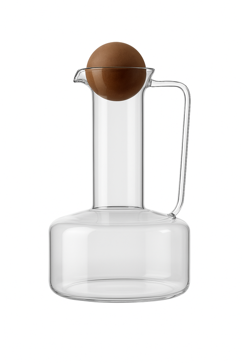 Bouilloire verre style nordique 1500ml avec tasses - vue 3 sur 2