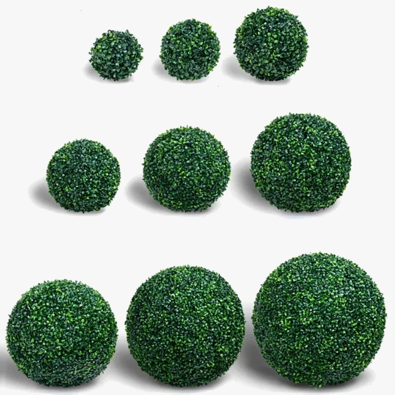 boule décorative en buis artificiel pour jardin mariage et balcon