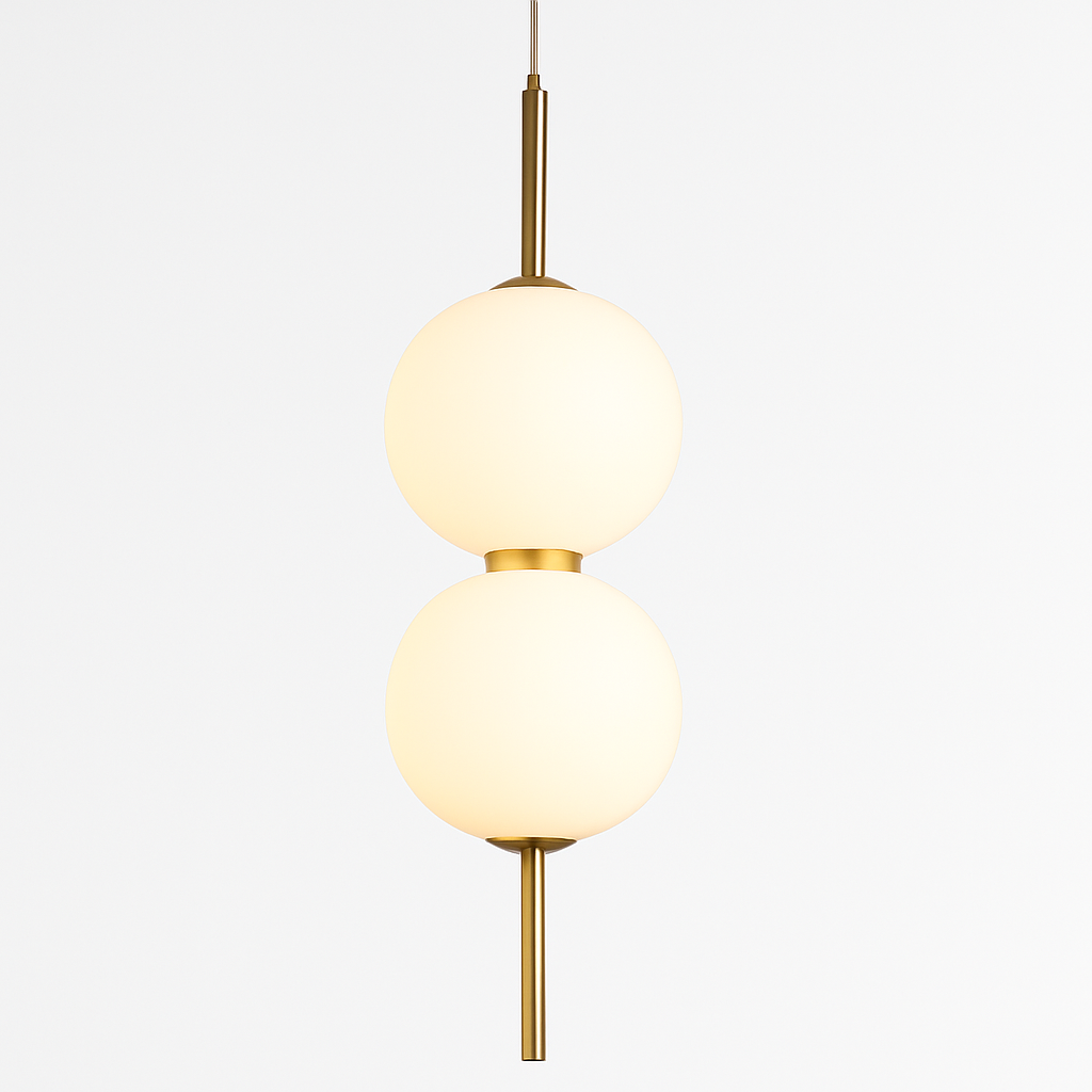 Boule de verre suspension pour chambre chevet lampe suspendue lustres de plafond éclairage moderne décoration entrée Luminaire Led - vue 8 sur 10