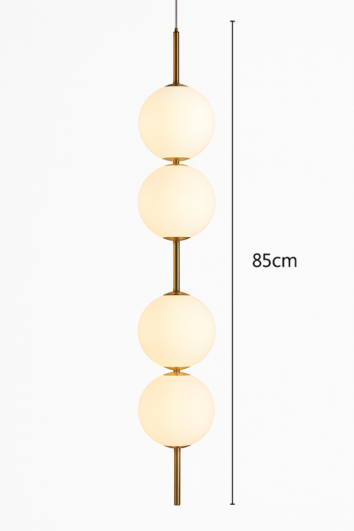 Boule de verre suspension pour chambre chevet lampe suspendue lustres de plafond éclairage moderne décoration entrée Luminaire Led - vue 11 sur 10