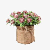 bouquet de fleurs artificielles décoration pour bureau et maison