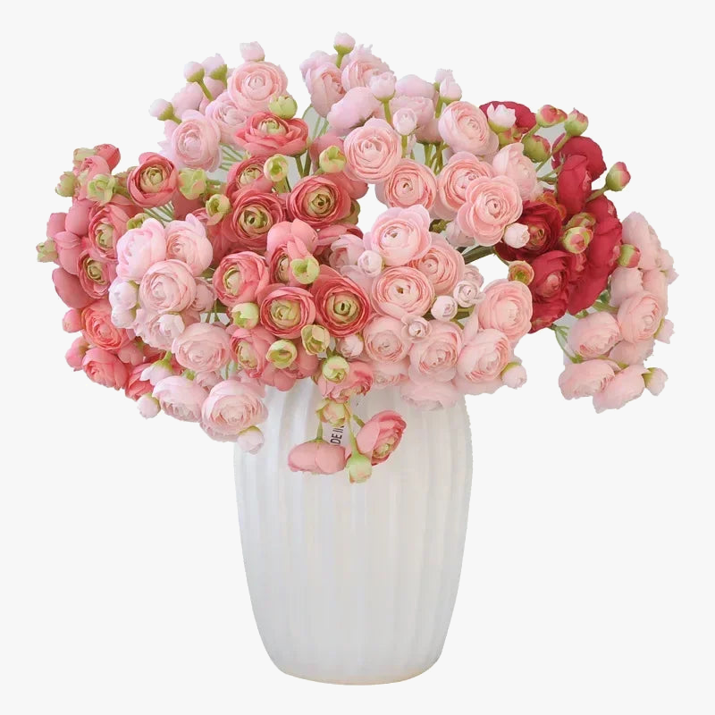 bouquet de roses artificielles pour décoration de balcon