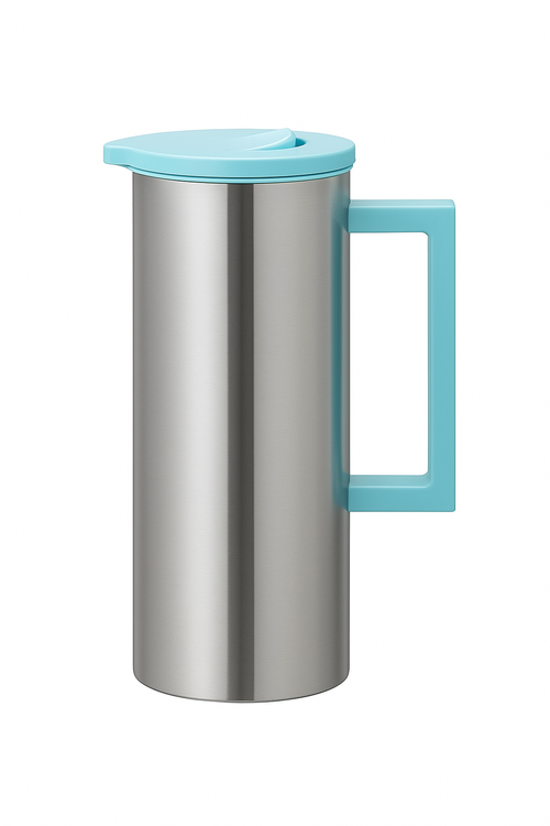 Bouteille eau 18l inox couvercle clapet design sport