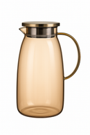 Bouteille eau verre borosilicate motif floral grande capacité