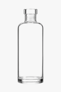 Bouteille verre étanche réutilisable minimaliste boissons sauces