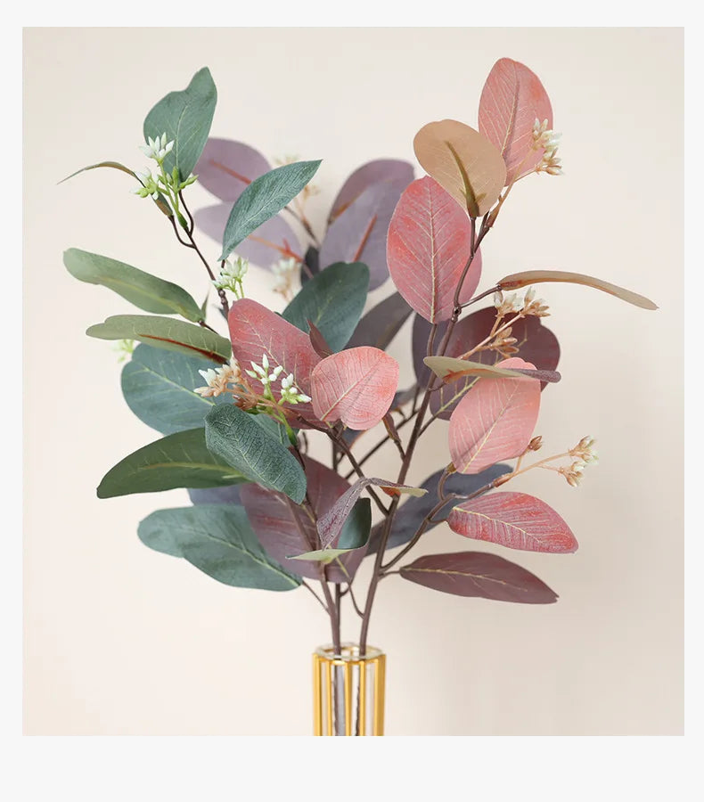 branche d eucalyptus artificielle décoration jardin balcon plante simulée