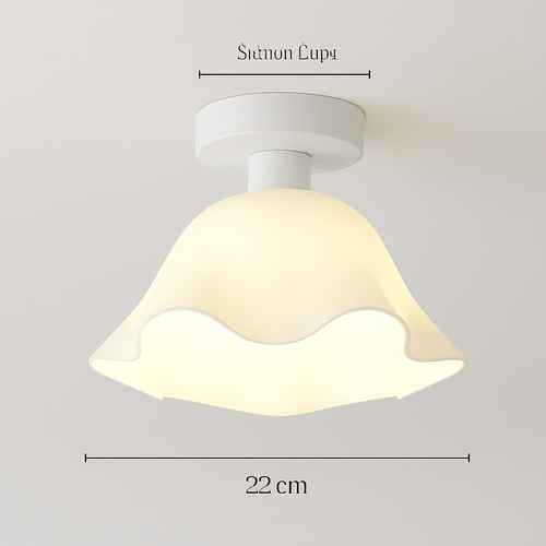 Céramique verre Led couloir plafonnier pour allée couloir vestiaire balcon nordique E27 acrylique lustre reste luminaires