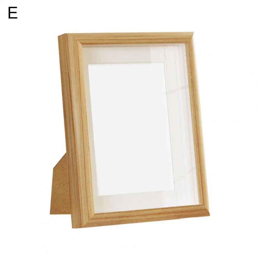 cadre photo étanche en bois rustique avec verre vintage