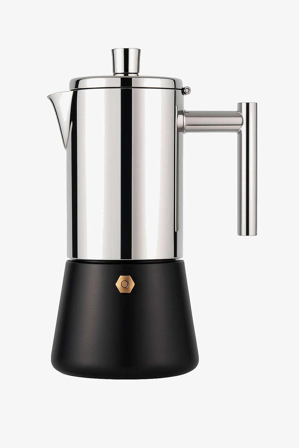 Stainless steel Italian coffee maker induction easyworkz diego