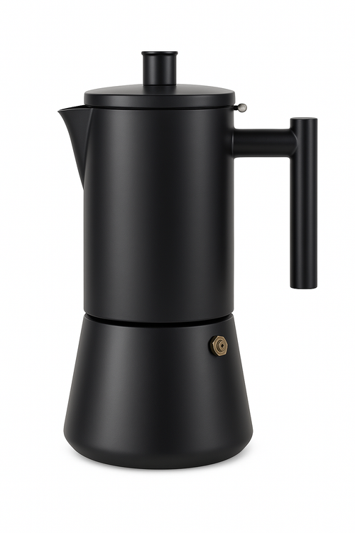 Cafetière italienne easyworkz diego inox induction compacte - vue 3 sur 2