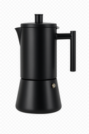 Cafetière italienne induction acier inoxydable design classique