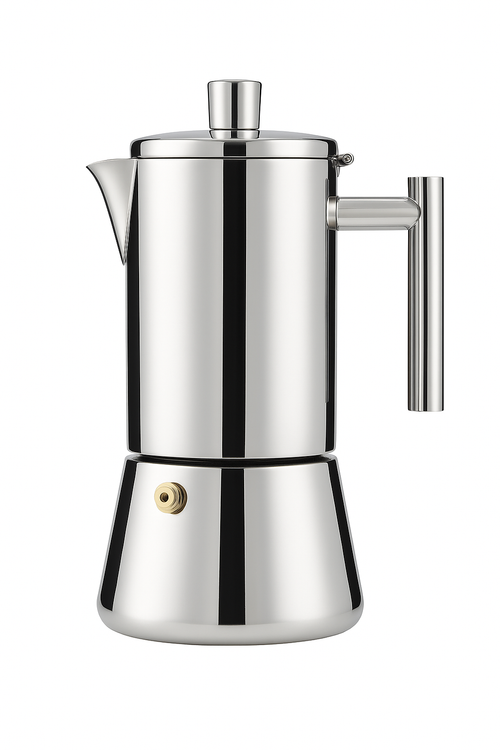 Cafetière italienne induction acier inoxydable easyworkz diego - vue 3 sur 2