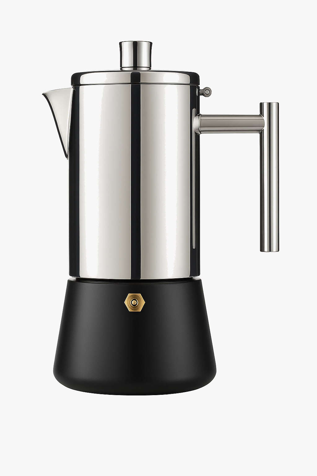 Classic design stainless steel Italian coffee maker for induction 200 400ml