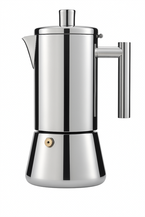 Cafetière italienne inox induction easyworkz style moderne - vue 3 sur 2