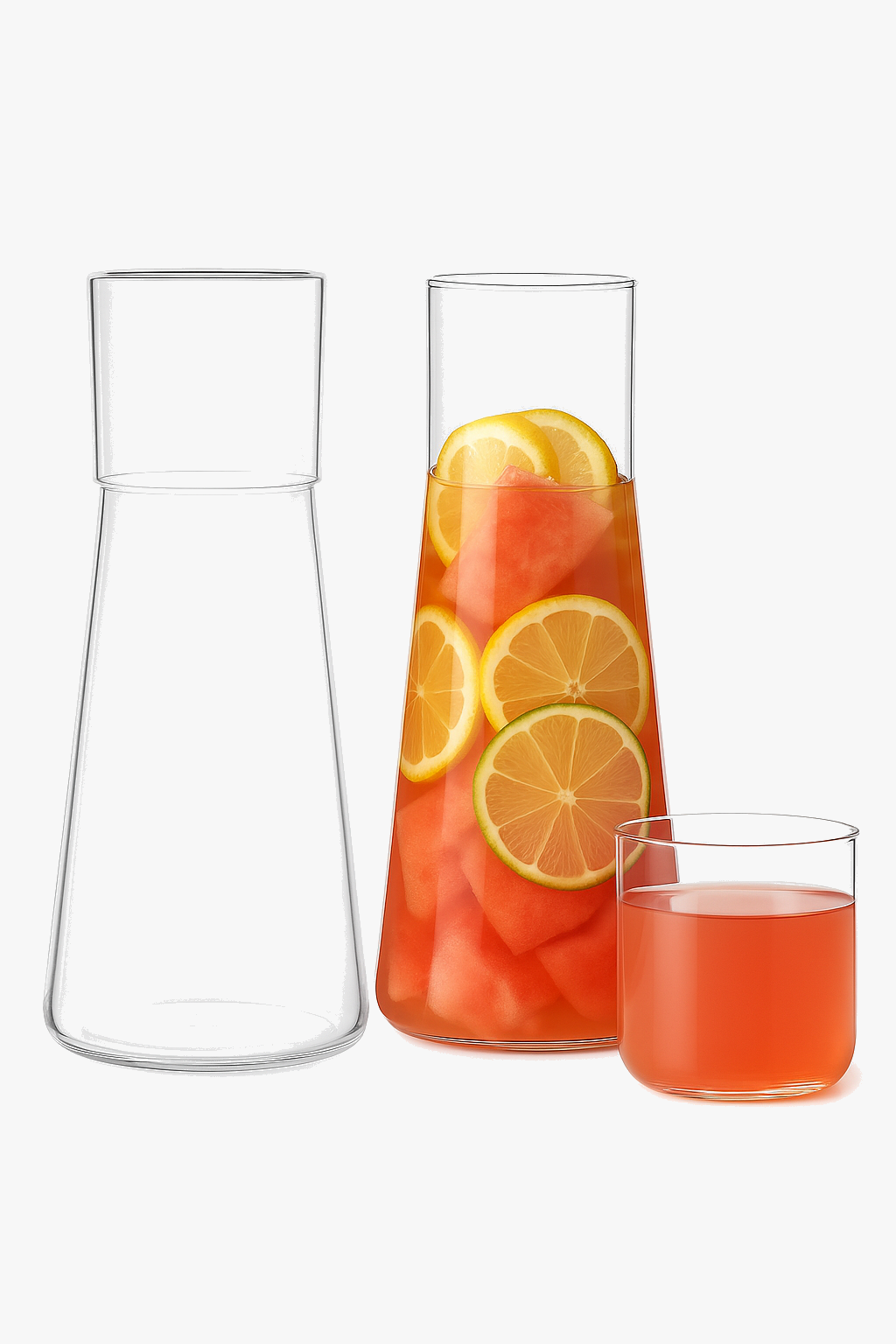 Carafe de chevet verre borosilicate avec gobelet