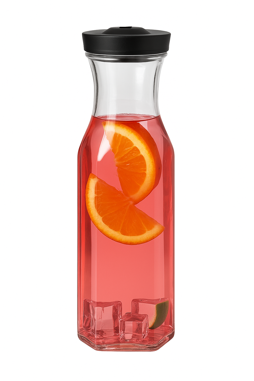 Carafe eau plastique avec couvercle usage fête polyvalente