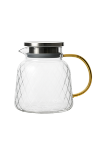 Carafe en verre résistant chaleur avec poignée