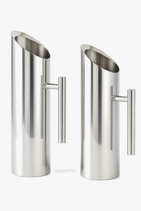 Carafe inox grande capacité design épuré ergonomique