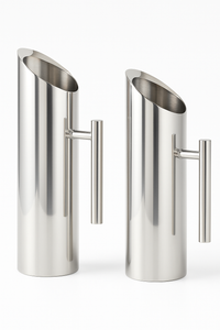 Carafe inox grande capacité design épuré ergonomique