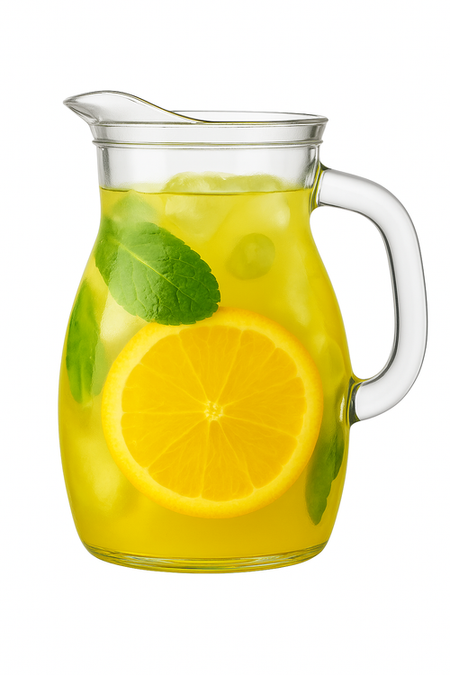 Carafe verre avec poignée 500 ml style moderne