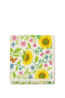 Chemin de table motifs tournesols papillons style champêtre