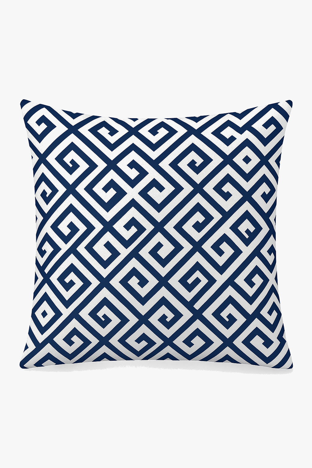 coussin bleu marine géométrique housse de coussin décorative