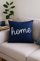 coussin bleu marine géométrique pour un style moderne