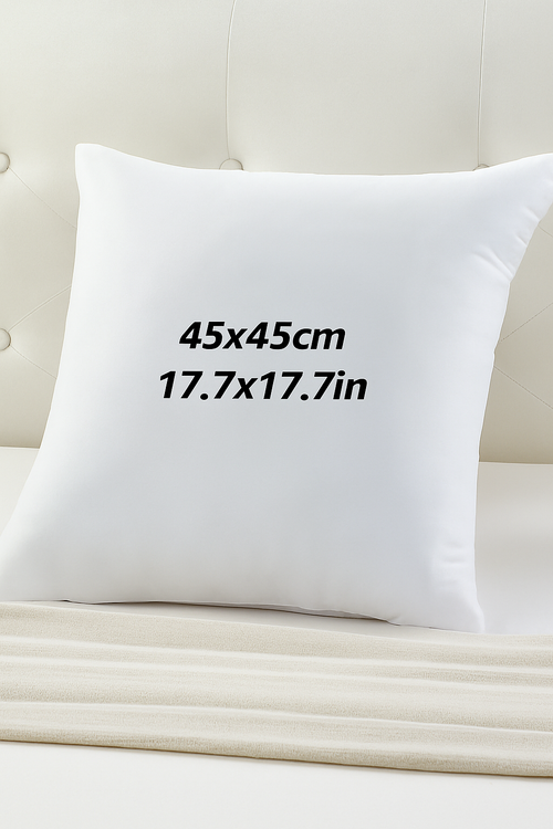 coussin classique 45x45cm en coton doux pour le confort - vue 6 sur 7