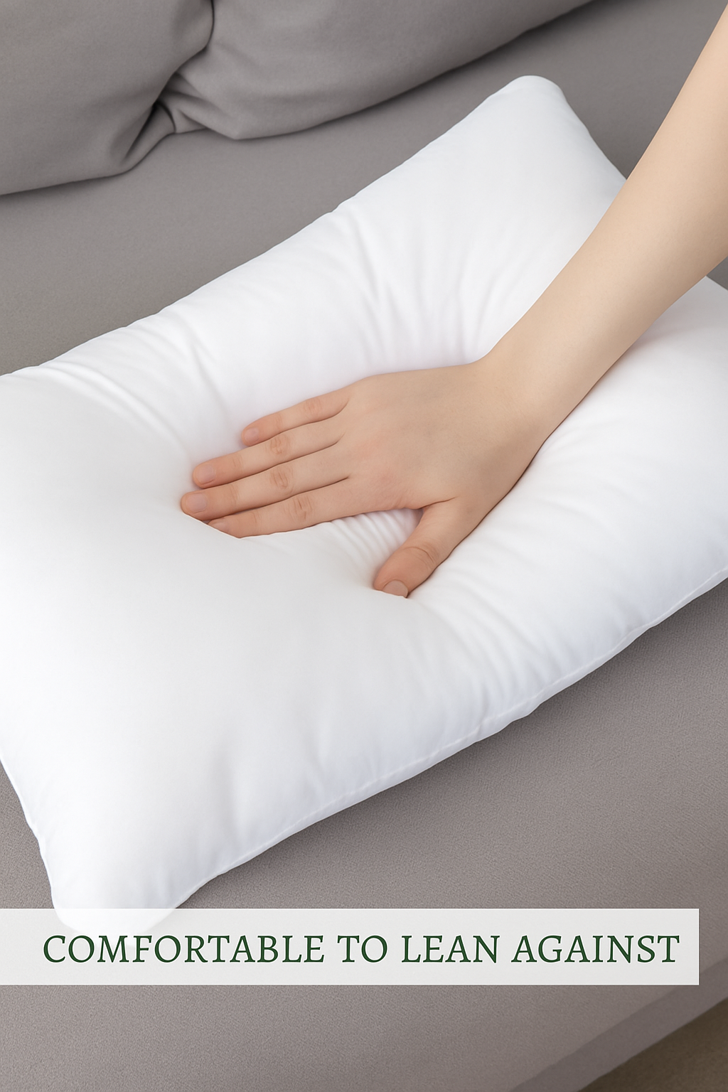 coussin décoratif blanc moelleux 50x50cm 45x45cm 30x50cm - vue 5 sur 5