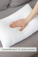 coussin décoratif blanc moelleux 50x50cm 45x45cm 30x50cm