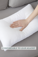 coussin décoratif blanc plusieurs tailles pour un style élégant