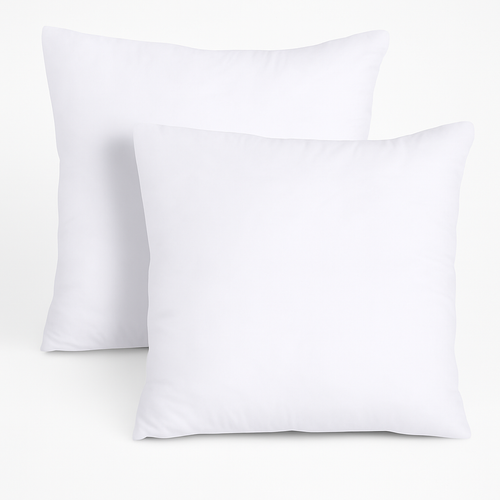 coussin décoratif carré en coton doux 45x45 cm pour lit ou canapé
