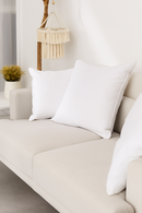 coussin décoratif en duvet d'oie en coton doux