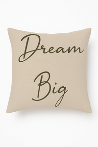 coussin décoratif motif plante verte pour salon et bureau