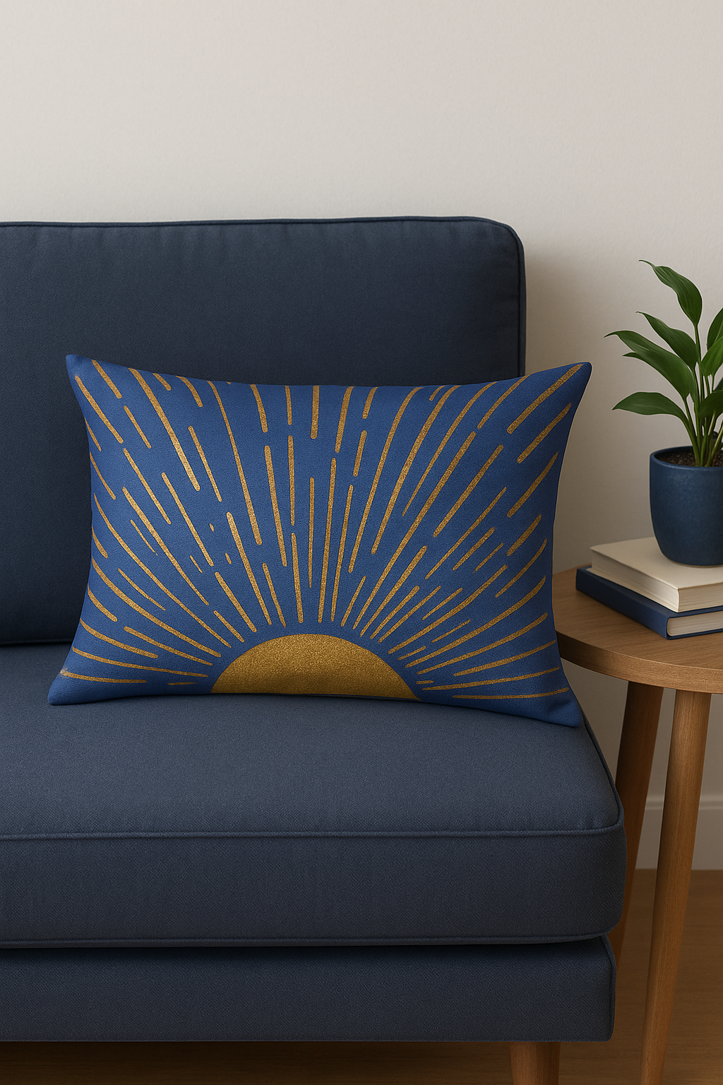 coussin lombaire motif géométrique abstrait double face décoratif