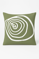 coussin motif plante verte pour décoration intérieure élégante et confortable