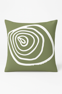 coussin motif plante verte pour décoration intérieure élégante et confortable