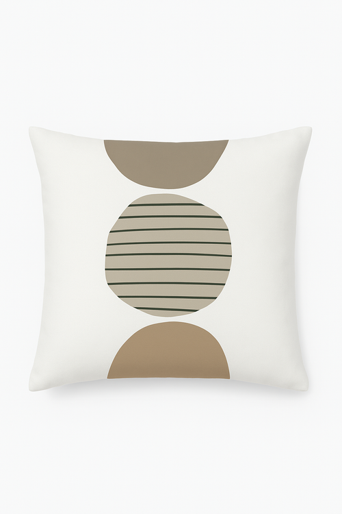 coussin motif végétal vert oreiller décoratif pour canapé et fauteuil