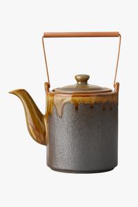 Ceramic teapot lid retro handcrafted style for home