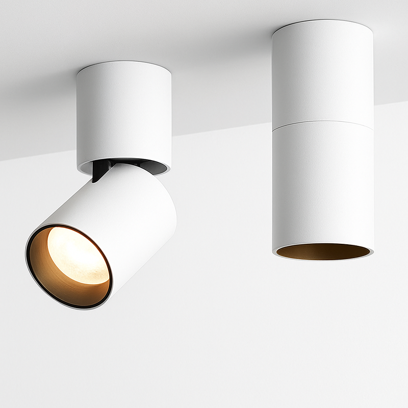 Cylindre de spots à LED orientables